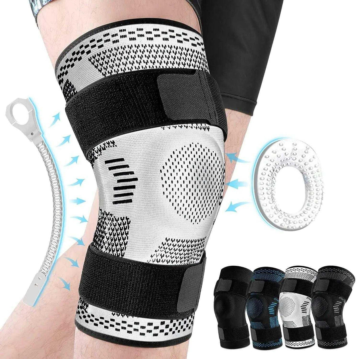 Genouillère menisque à renforts - Confort Orthopédique