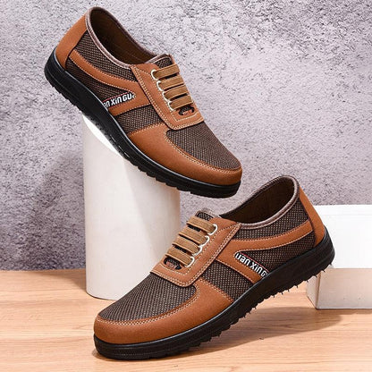 Chaussures en tissu respirant pour hommes - Purn Confort Orthopédique