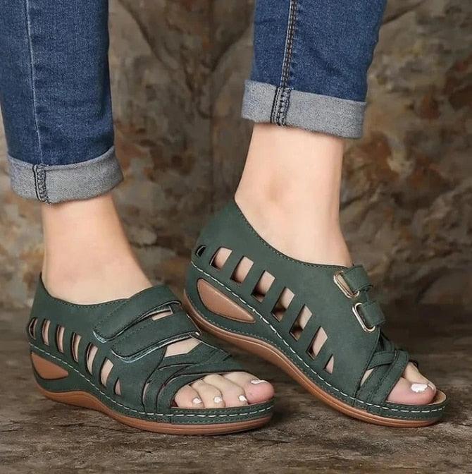 Sandales été à enfiler pour femmes - Syramica Confort Orthopédique