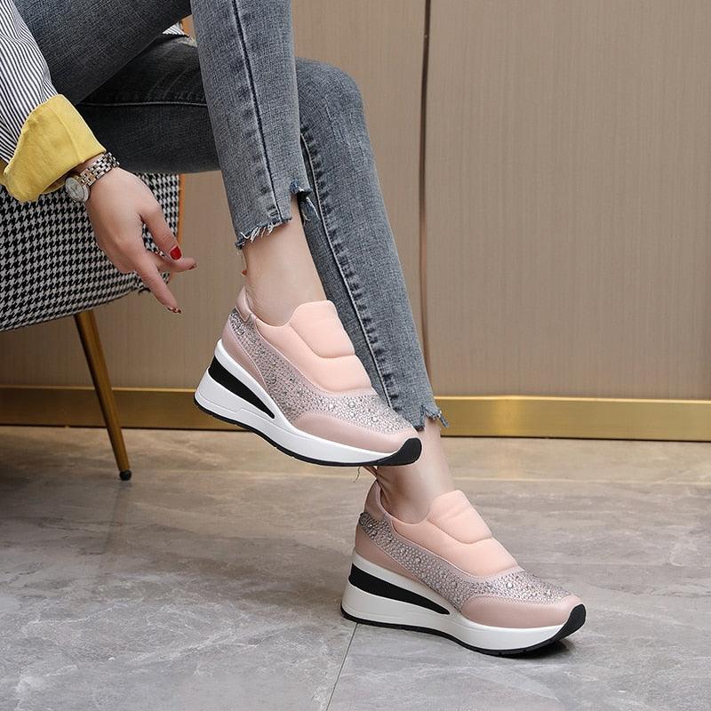 Chaussures orthopédiques décontractées à talons pour Femmes - Ziset Confort Orthopédique
