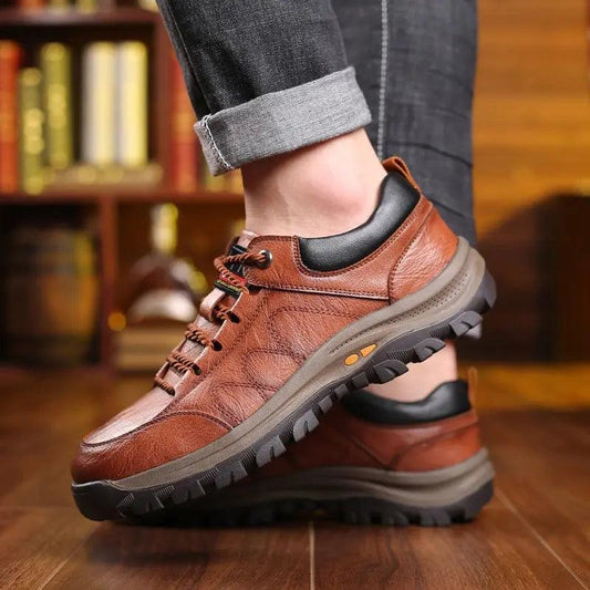 Chaussures Orthopédique hommes - Robert en Cuir Véritable - Confort Orthopédique