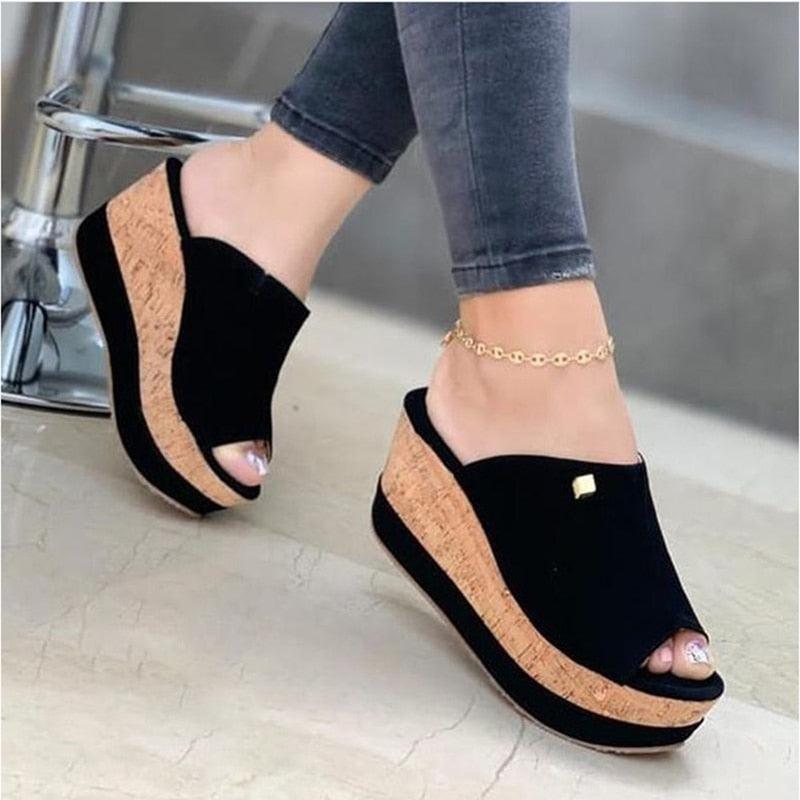 Sandales à talons hauts plate-forme pour Femmes - Parker Confort Orthopédique