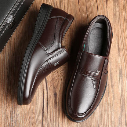 Chaussures d'affaires en cuir verni pour hommes - Dao Confort Orthopédique