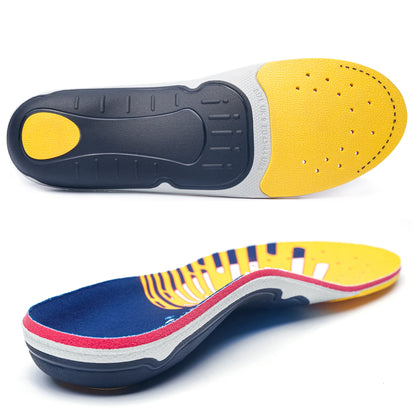Collection Mode - Semelles orthopédiques pour soutien plantaire et confort – vue de dessous avec design ergonomique et couleurs vives