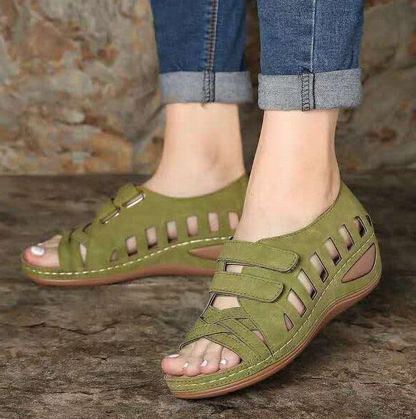Sandales été à enfiler pour femmes - Syramica Confort Orthopédique