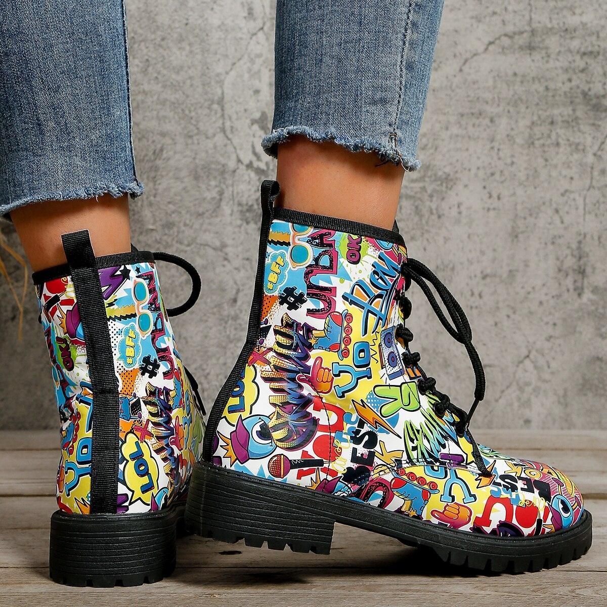 Bottes Femme Street art Parck Confort Orthopédique