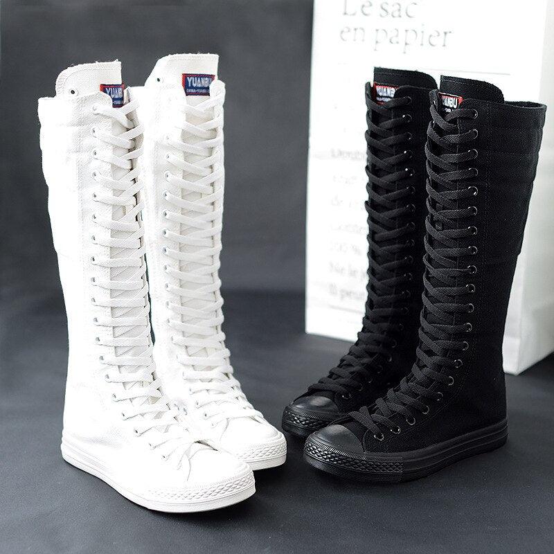 Bottes femmes en toile Roggy Confort Orthopédique
