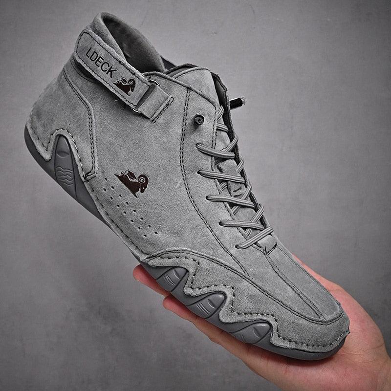 Chaussures montantes décontractées pour hommes - Baydor Confort Orthopédique