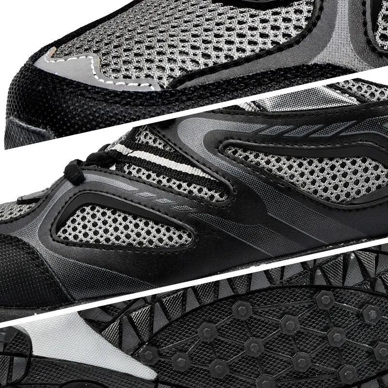 Chaussures de Course en Maille Fendue pour Hommes Confort Orthopédique