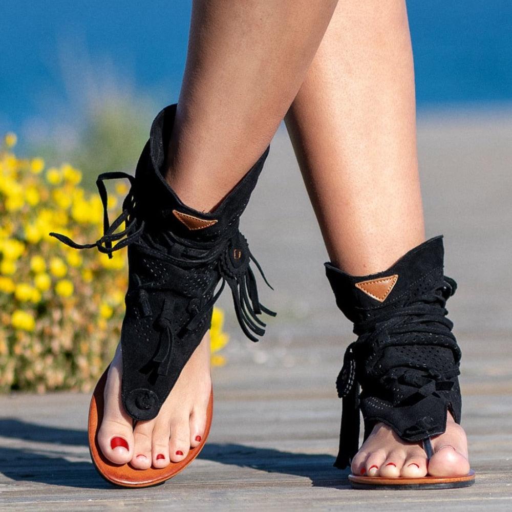 Sandales gladiateur décontractées mode été pour femme - Rivaty Confort Orthopédique