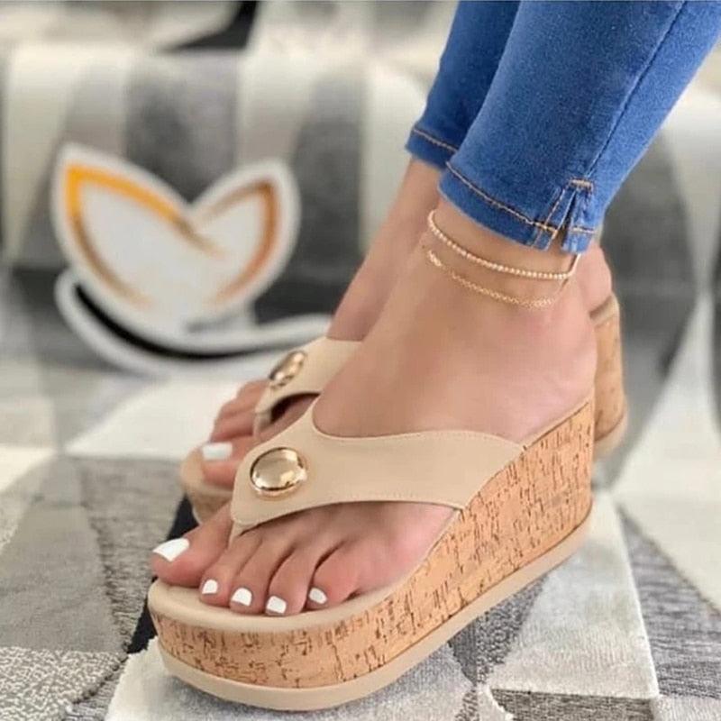 Sandales Compensées pour Femme - Tikal Confort Orthopédique