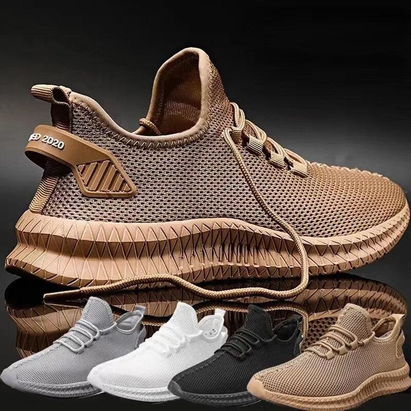 Chaussures en maille respirante pour hommes - Stiff Confort Orthopédique