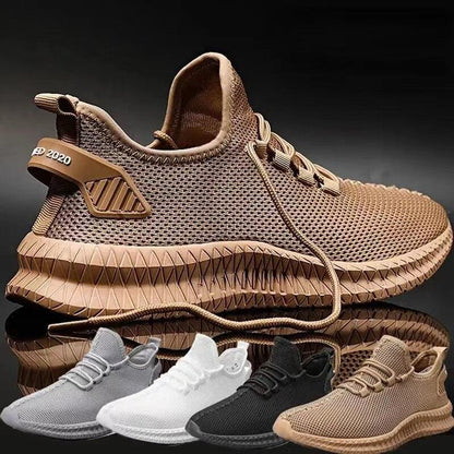 Chaussures en maille respirante pour hommes - Stiff Confort Orthopédique