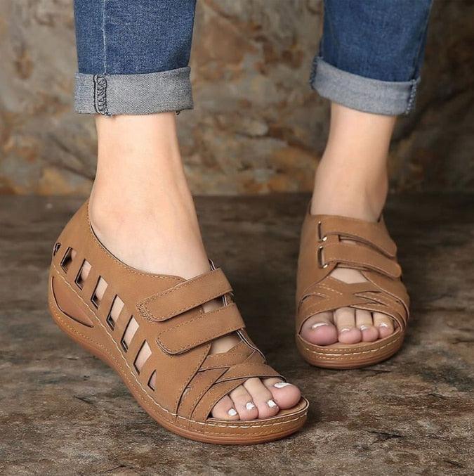 Sandales été à enfiler pour femmes - Syramica Confort Orthopédique