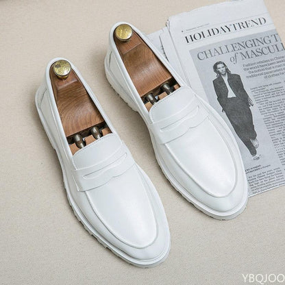 Chaussures provoquées classiques en cuir pour hommes - Beko Confort Orthopédique