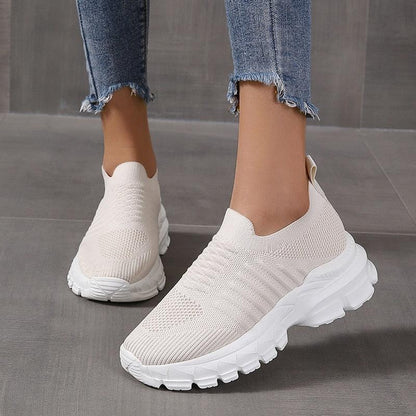 Chaussures orthopédiques tricotées en maille pour femmes - Swerty Confort Orthopédique