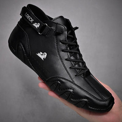 Chaussures montantes décontractées pour hommes - Baydor Confort Orthopédique