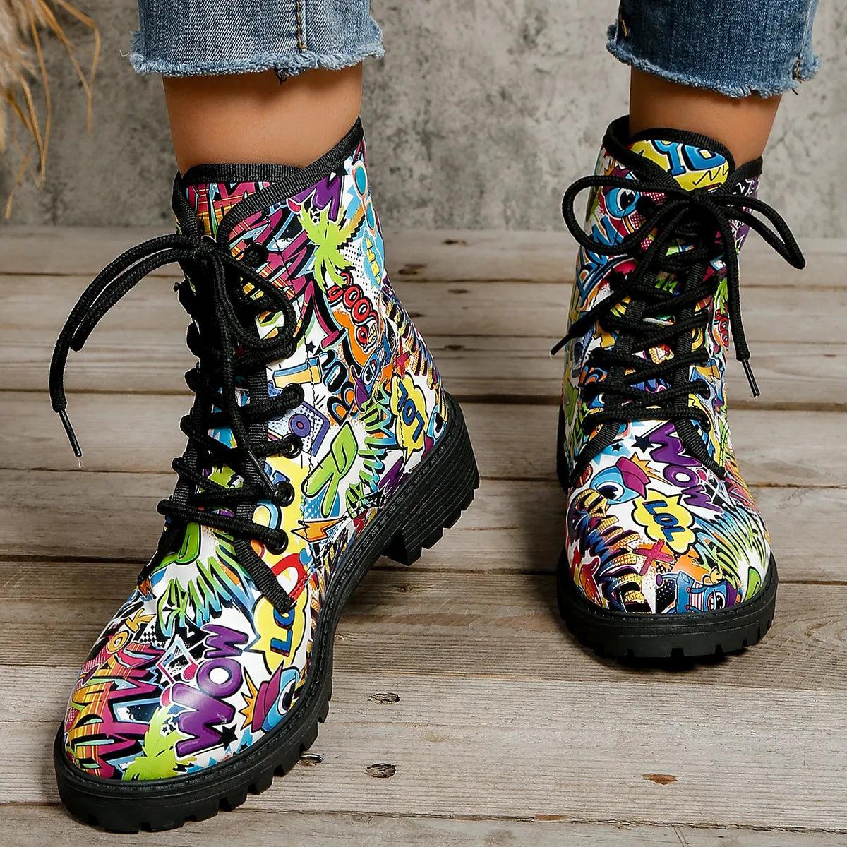 Bottes Femme Street art Parck Confort Orthopédique