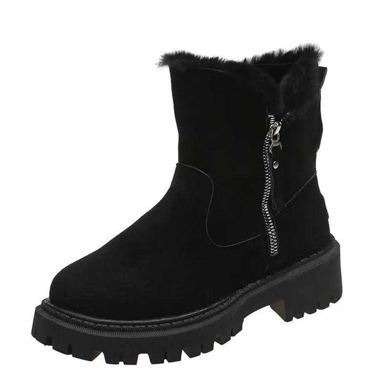 Bottes Femme en peluche Wiboo Confort Orthopédique
