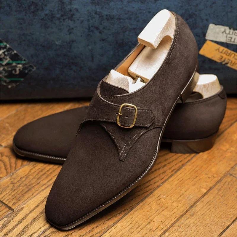 Chaussures en daim - Francesco Confort Orthopédique