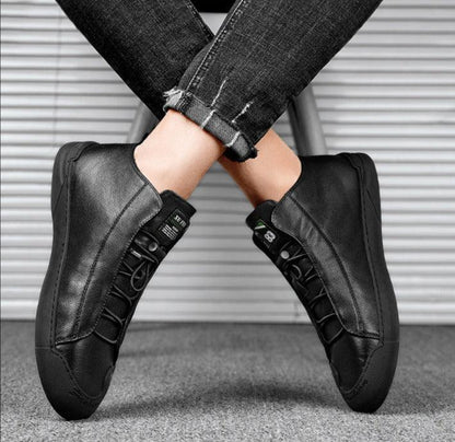 Chaussures en cuir décontractées pour hommes - Patree Confort Orthopédique