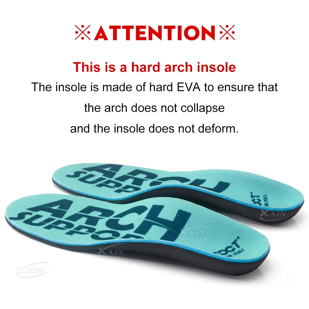 Semelles orthopédiques avec soutien de la voûte plantaire – semelles en élastomère avec design ergonomique et couleur turquoise
