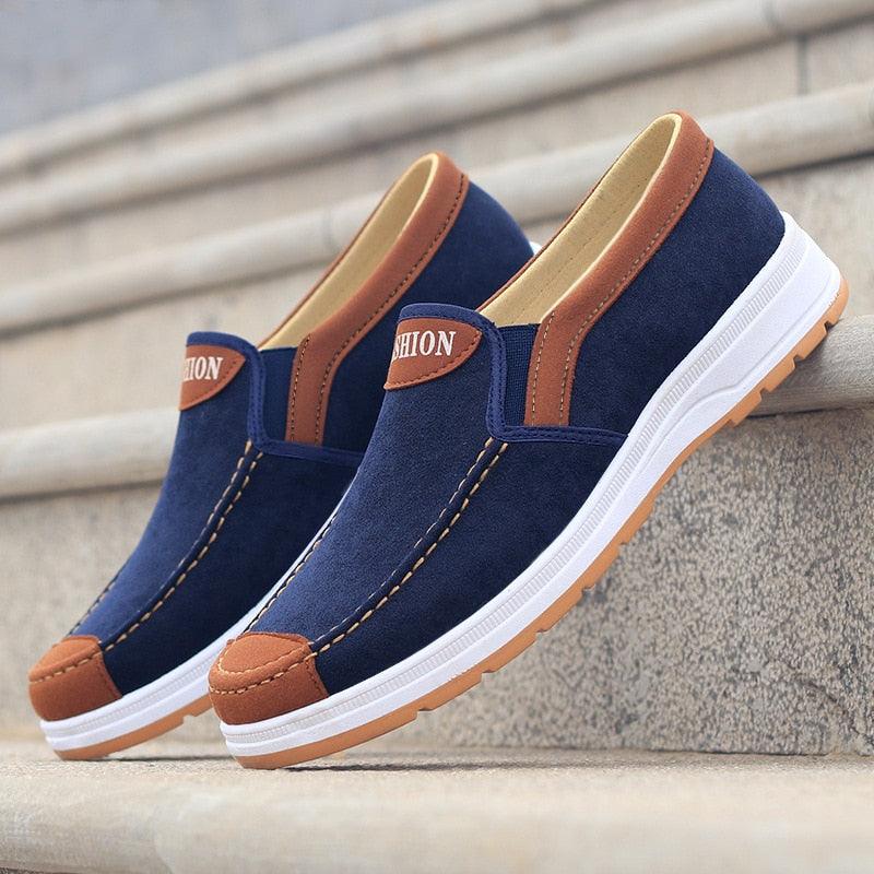 Chaussures en toile décontractées pour hommes - Bulyo Confort Orthopédique