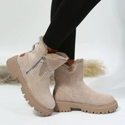 Bottes Femme en peluche Wiboo Confort Orthopédique