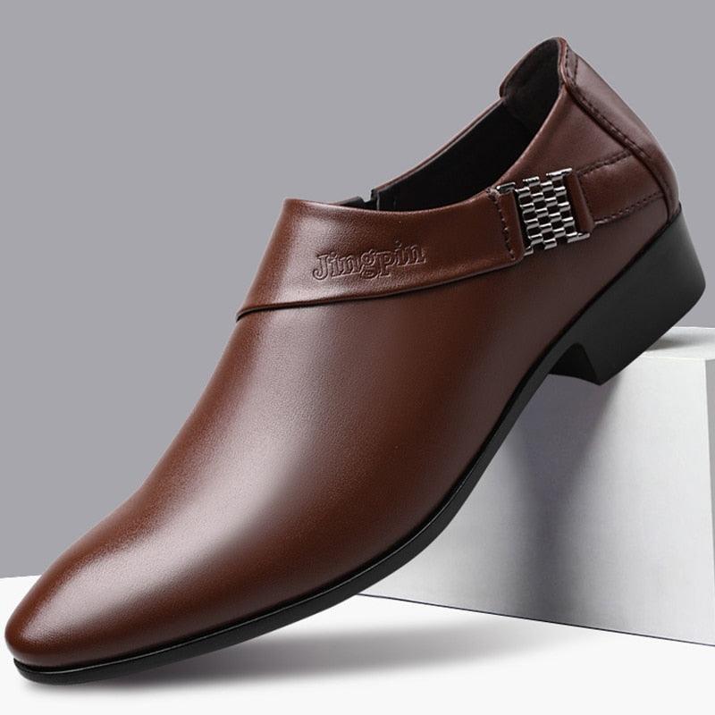 Chaussures de travail en cuir pour hommes - DAKY Confort Orthopédique