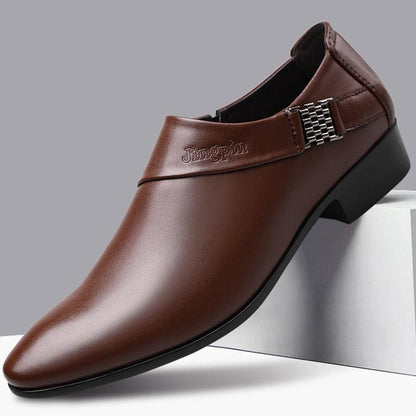 Chaussures de travail en cuir pour hommes - DAKY Confort Orthopédique