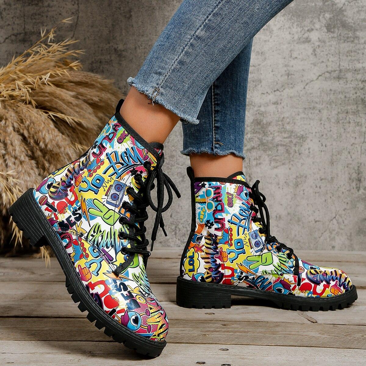 Bottes Femme Street art Parck Confort Orthopédique