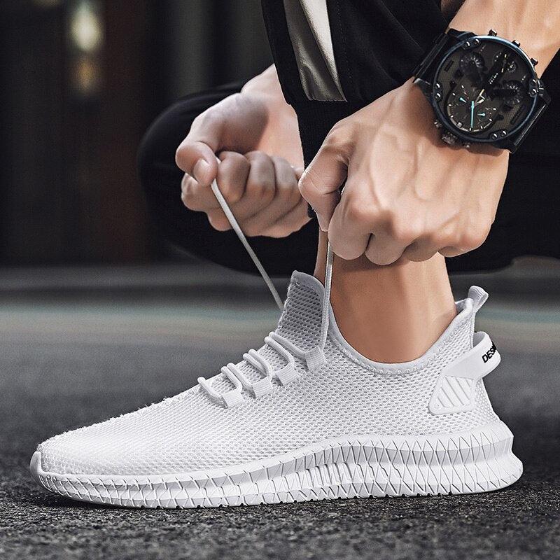 Chaussures en maille respirante pour hommes - Stiff Confort Orthopédique