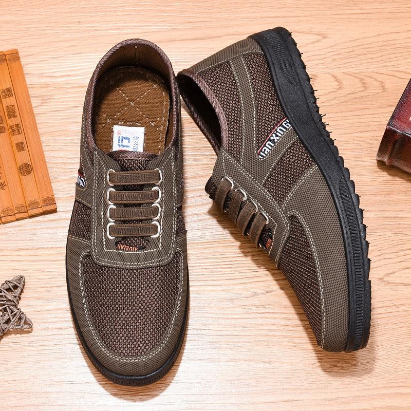 Chaussures en tissu respirant pour hommes - Purn Confort Orthopédique