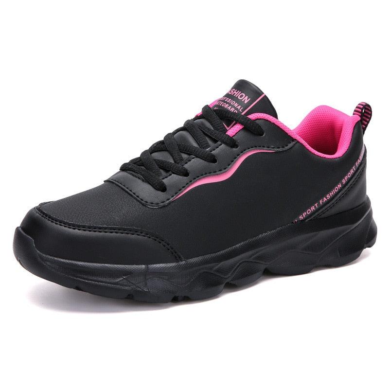 Chaussures orthopédiques vulcaniser en cuir PU pour femmes - Sylvi Confort Orthopédique
