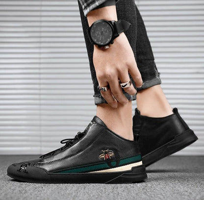 Chaussures en cuir décontractées pour hommes - Patree Confort Orthopédique