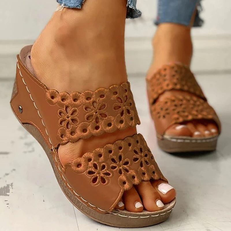 Sandales Orthopédiques pour Femme Avec Semelles Confort Orthopédique