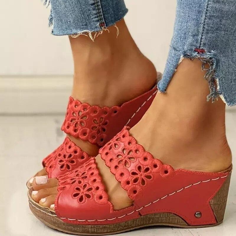 Sandales Orthopédiques pour Femme Avec Semelles Confort Orthopédique