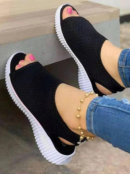 Sandales Confortables Orthopédiques compensées Laura Confort Orthopédique