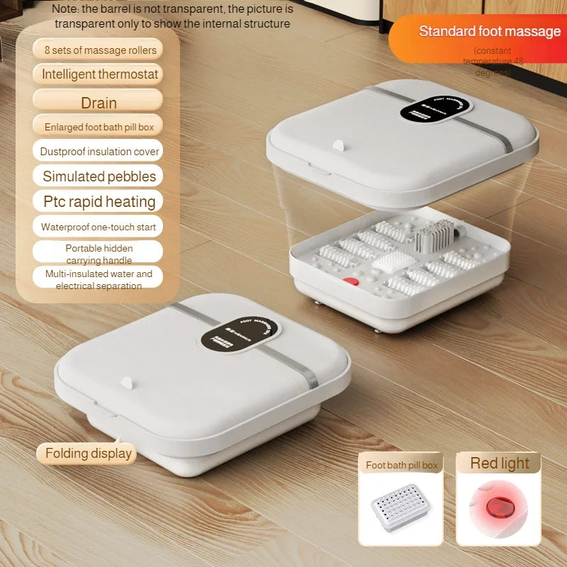 Bain de pied - Bassin pliable électrique avec massage et chauffage – vue produit 8