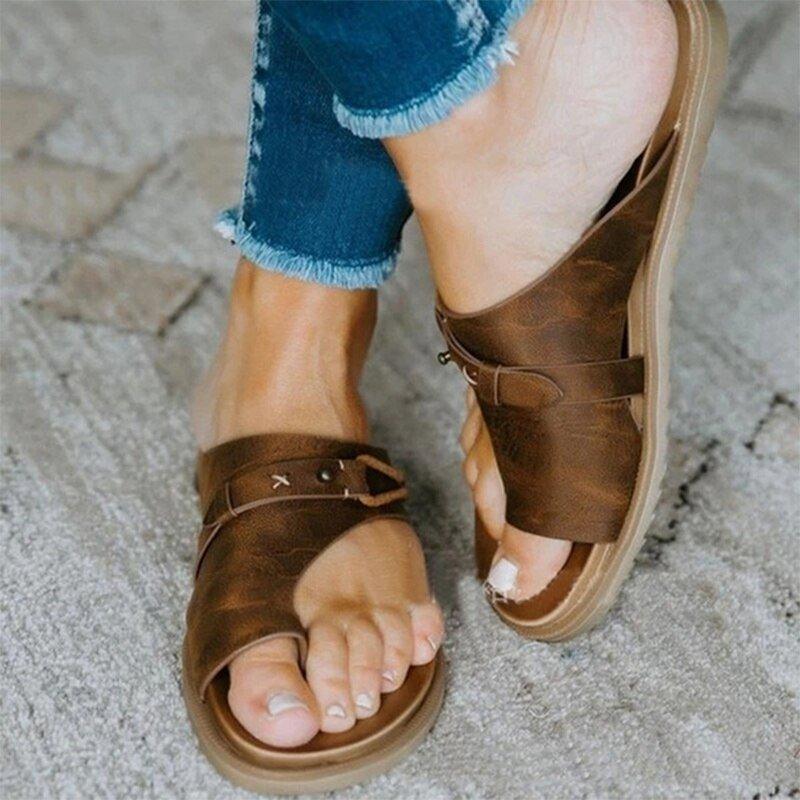 Sandale Orthopédique Femme Style Tong Décontractée Confort Orthopédique