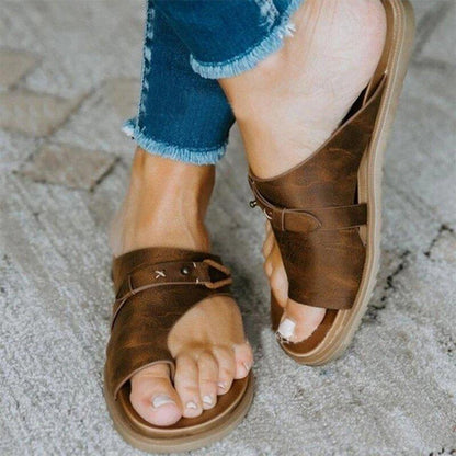 Sandale Orthopédique Femme Style Tong Décontractée Confort Orthopédique