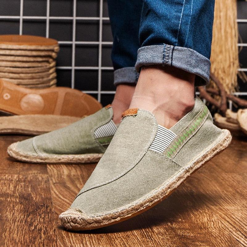 Chaussures plates en chanvre pour hommes - Tivo Confort Orthopédique
