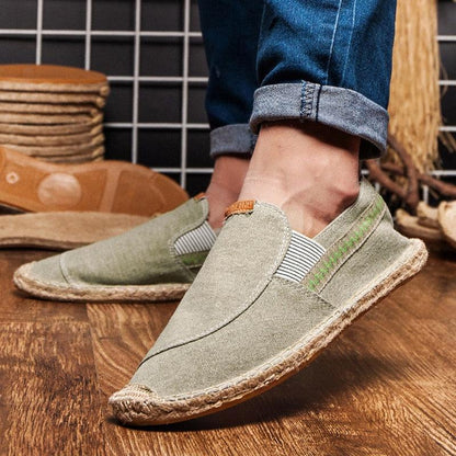 Chaussures plates en chanvre pour hommes - Tivo Confort Orthopédique
