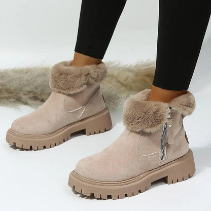 Bottes Femme en peluche Wiboo Confort Orthopédique