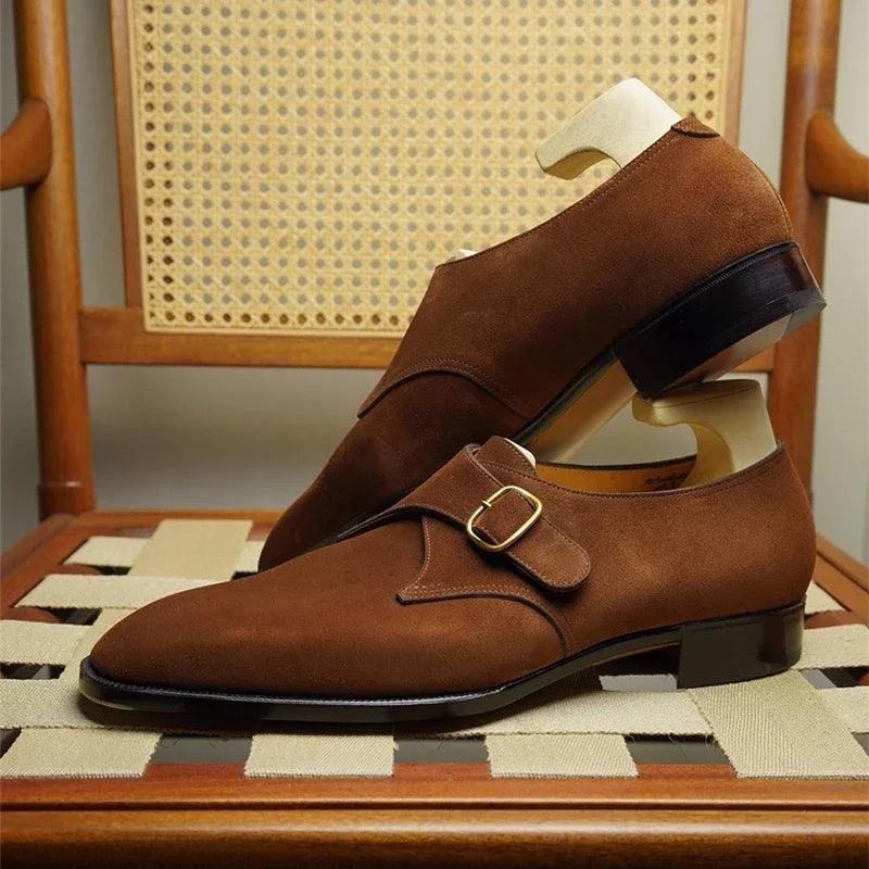 Chaussures en daim - Francesco Confort Orthopédique