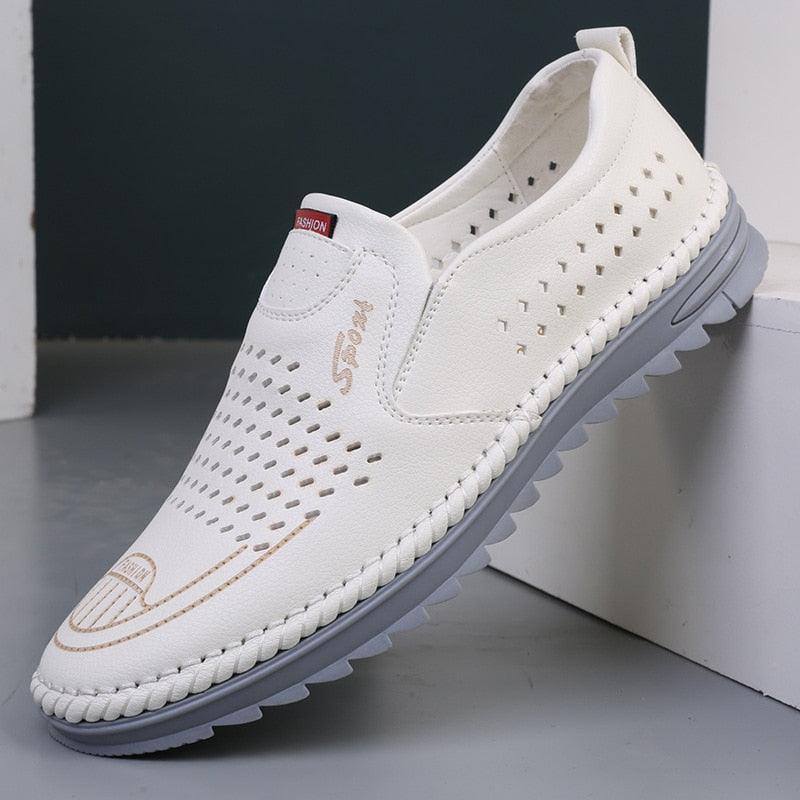 Chaussures en cuir faites à la main pour hommes - Geld Confort Orthopédique