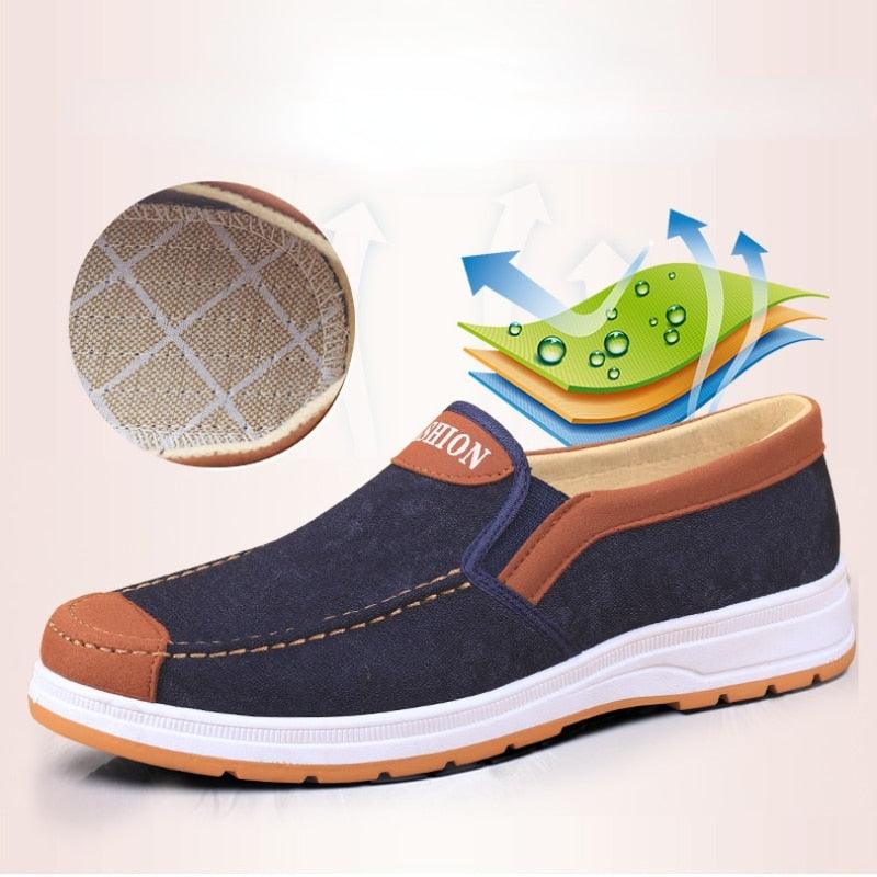 Chaussures en toile décontractées pour hommes - Bulyo Confort Orthopédique