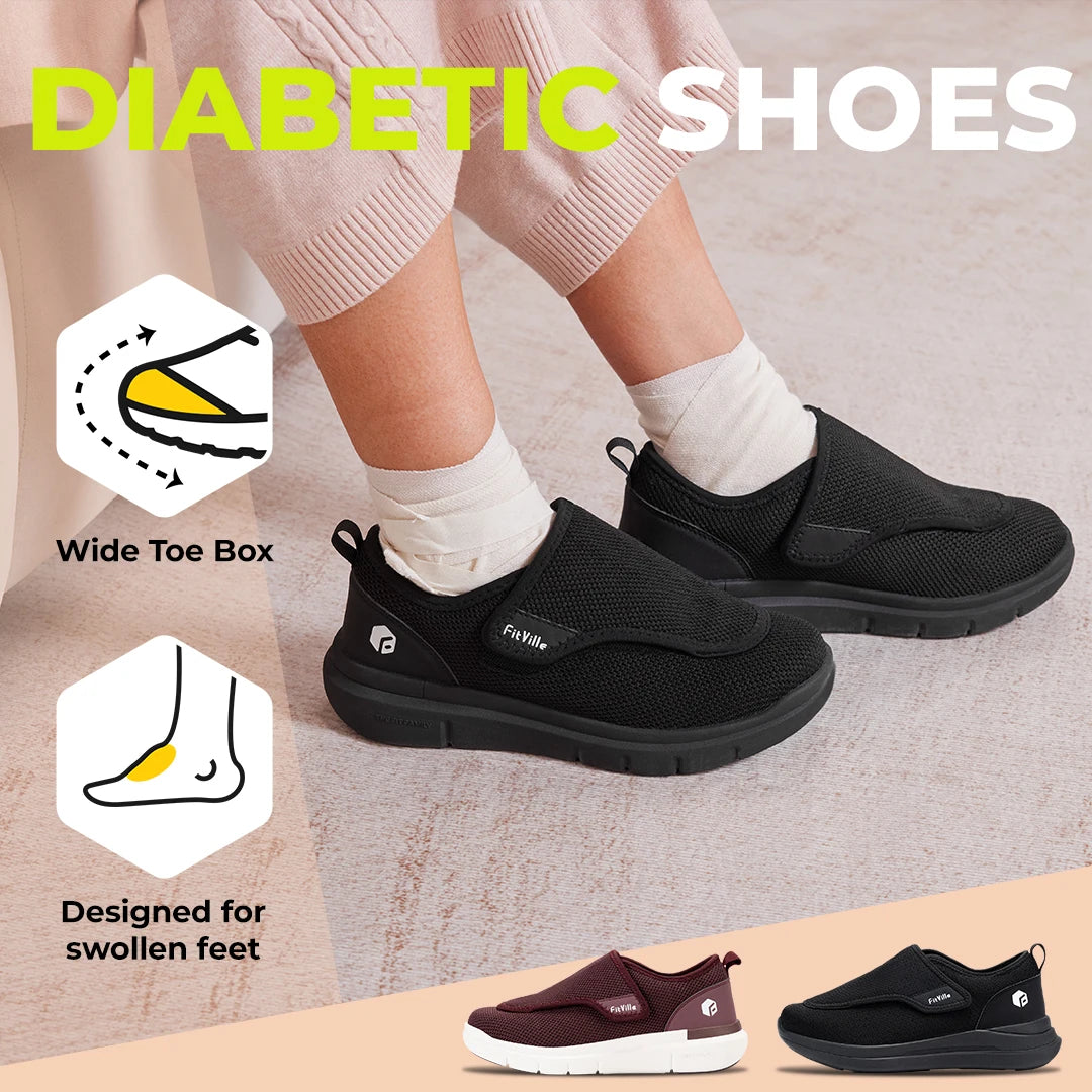 Chaussures Orthopédiques Femme - Emma - Noir / 39