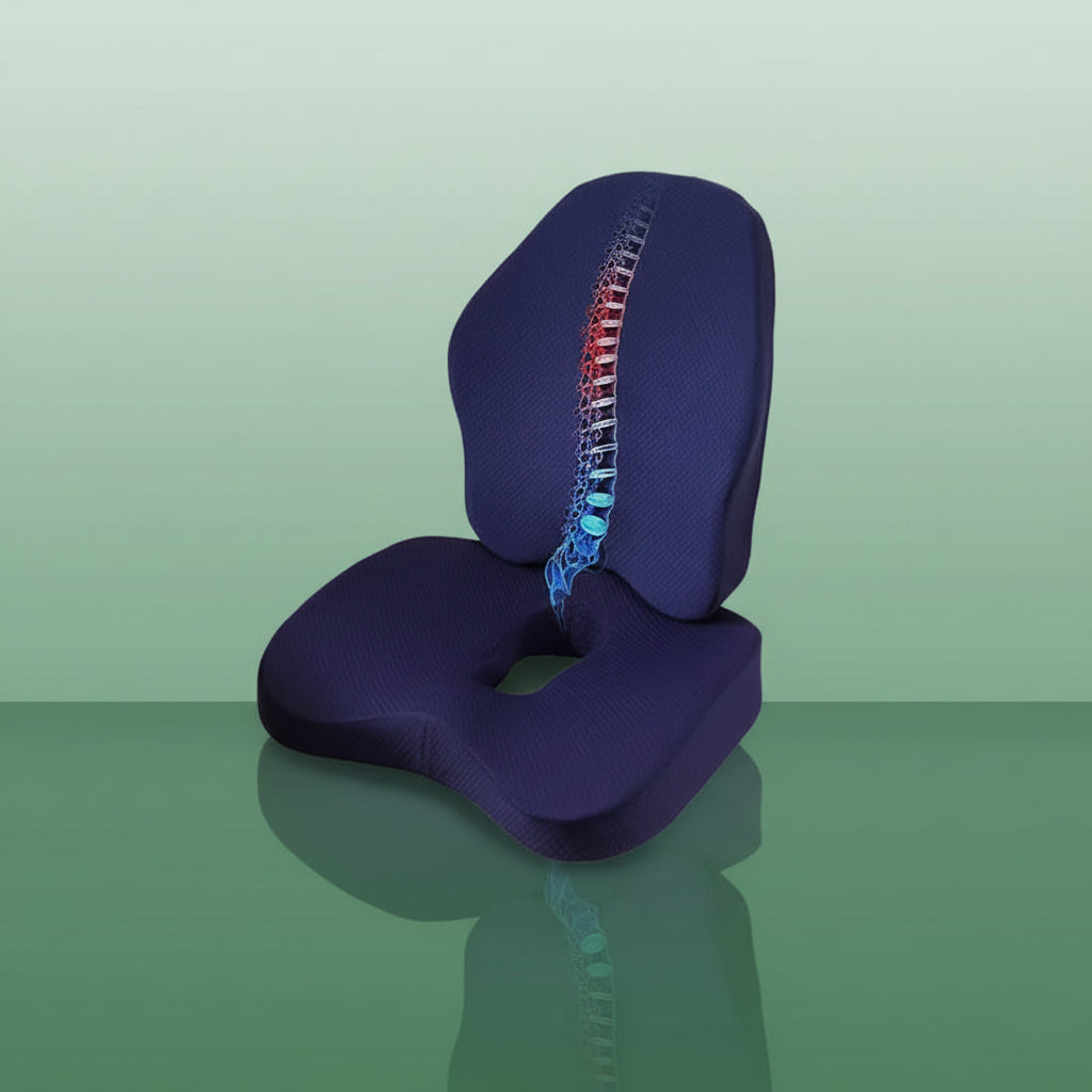 Coussin de siège en mousse à mémoire de forme Confort Orthopédique