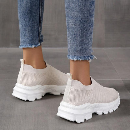 Chaussures orthopédiques tricotées en maille pour femmes - Swerty Confort Orthopédique